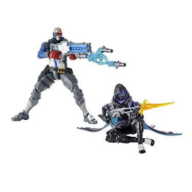 Imagem de Bonecos Hasbro Overwatch Ultimates Series Soldier: 76 & Shrike (Ana) Skin Dual Pack 15 cm Collectible Action Figures