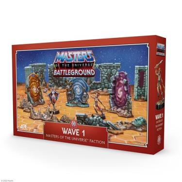 Imagem de Masters of The Universe Battleground Expansion Set Wave 1 Motu Faction - Includes Warrior Goddess Teela and Sorceress Miniatures, Terrain Pieces, Rules and More - for Ages 14 Years+