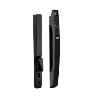 Imagem de Tuya wi fi fechadura de porta inteligente fechadura eletrônica 3d rosto desbloquear senha chave ic cartão impressão digital desbloquear fechadura da porta deslizante(270x2885,Black)