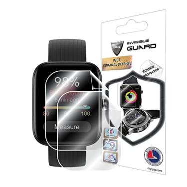 Imagem de IPG Protetor de tela para relógio inteligente Amazfit Bip 3 Pro Bip 3 Pro (2 unidades) Película transparente ultra HD invisível antiarranhões - suave/autorreparação/sem bolhas - para Bip 3