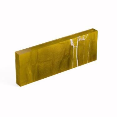 Imagem de Tala em acrilico para cabo de faca 10mm amarelo - CPV
