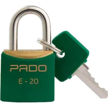 Imagem de Cadeado Pado Color 20 Verde - PADO CADEADOS