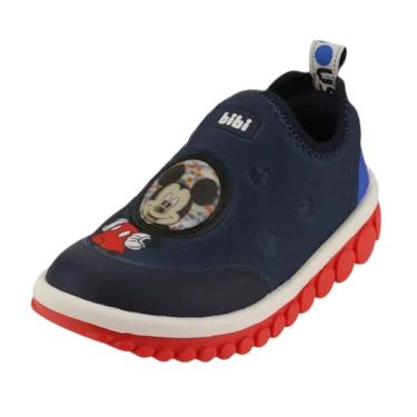 Imagem de Tênis Casual Infantil Menino Conforto Roller 2.0 Mickey Bibi