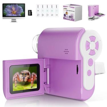 Imagem de Microscópio portátil LAKWAR 1000x HD para crianças de 5 a 12 anos