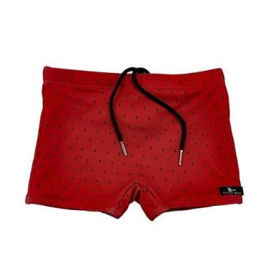 Imagem de Sunga infantil boxer melancia - Bim Beachwear