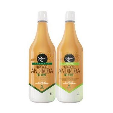Imagem de Kit Shampoo e Máscara Condicionante Andiroba Bio Ativa Regarv - Corpo 