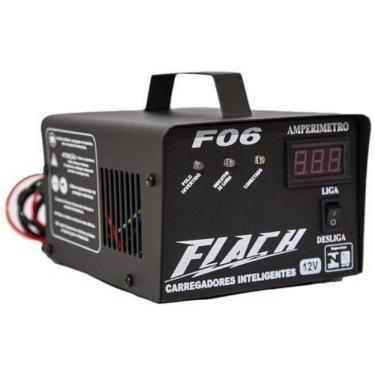 Imagem de Carregador Inteligente De Bateria 6A-12V Bivolt F06 - Flach