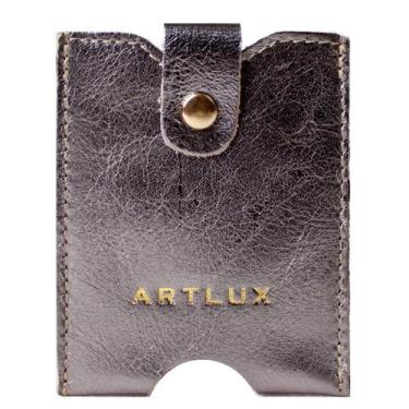 Imagem de Porta Cartão Anti Furto em Couro Artlux 5002, Onix