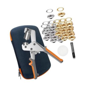 Imagem de Colaxi Kit de ferramentas de ida encurto alicate de alicates versátil Máquina de pressionar o kit de ilhas portátil para cadarços de tendas de tendas de