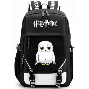 Imagem de Mochila beibao3 Harry Potter Owl College Style PU de couro PU