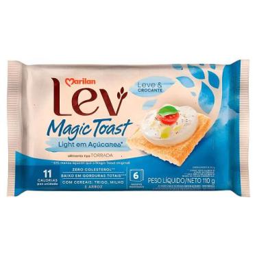 Imagem de Torrada Marilan Lev Magic Toast Light em Açúcares - 110g