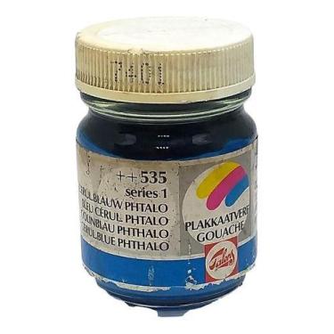 Imagem de Tinta Guache Cerulblue Phthalo (ref 535) 50ml - Talens
