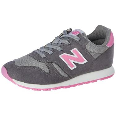 Imagem de TENIS NEW BALANCE 373 LACE INFANTIL GRAPHITE/REAL PINK, Calçados infantis, GRAFITE/ROSA, 30