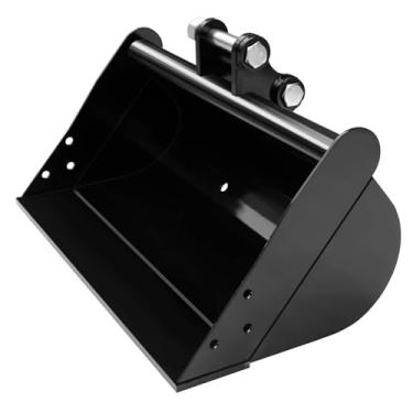 Imagem de Balde de Retroescavadeira de 500 Mm, Balde de Escavadeira de Aço Manganês para Encostas Niveladas, Rios de Dragagem, para Carregar Areia, Com Carga Rápida de Material