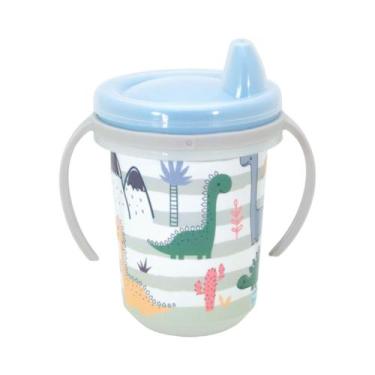 Imagem de Caneca Infantil  Bico Rígido 330 ML Original Plasútil, Dino