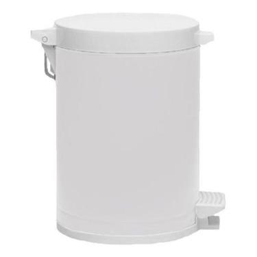 Imagem de Lixeira Cozinha Banheiro Com Pedal Cesto Plástico 4,5 Litros - Viel, B