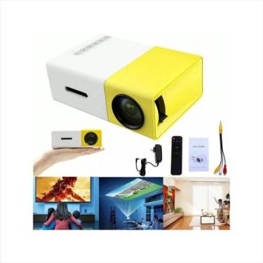 Imagem de Mini Projetor Portátil LED 1080p Compacto e Versátil - Bem Barato Bras