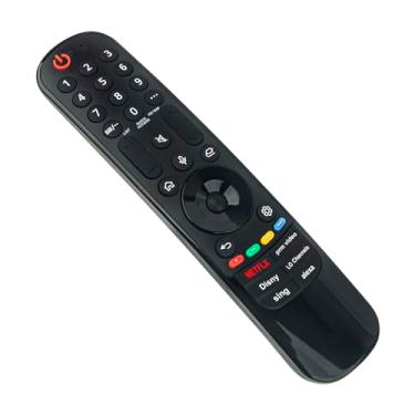 Imagem de Substituição de controle remoto MR23GA Magic 2023 compatível com Smart TVs LG OLED QNED B3 C3 G3 Series NanoCell UHD 4K 8K UR8000 UR9000 Series, com voz e ponteiro