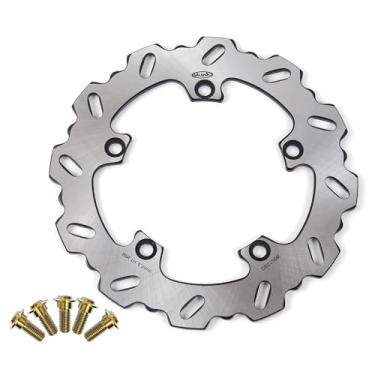 Imagem de Rotor de disco de freio traseiro com parafusos de montagem para Yamaha MT-09 TRACER-ABS 2015-2020, TRACER 900 GT com ABS 2018-2021, XSR900 ABS 2016-2022, MT09 2020-2022 ABS inclui