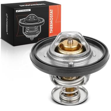 Imagem de A-Premium Termostato de refrigeração do motor com vedação compatível com modelos Ford, Chevrolet, Lincoln, Mercury, Peugeot, Pontiac, Jeep e Blue Bird - F-150, F-250, Chevette, Navigator, 405,