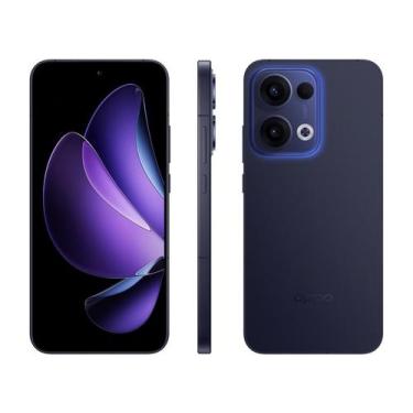 Imagem de Smartphone OPPO Reno13 512GB Azul Índigo 5G 12GB RAM 6,67" Câm. Tripla