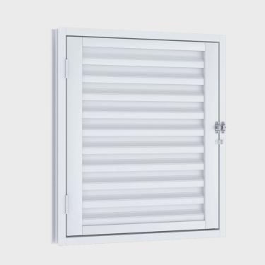 Imagem de Porta de Aço Alçapão 60x60cm com Porta Cadeado Riobras