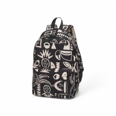 Imagem de Mochila Farm Xodó  Lenço Tropicano, Preto