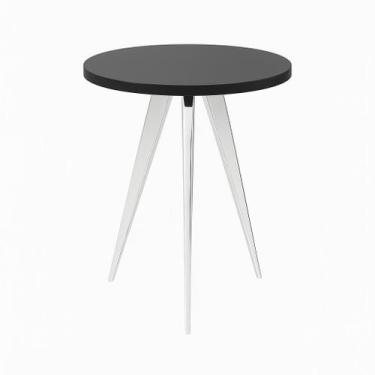 Imagem de Mesinha Lateral Sala Quarto De Canto Redonda C.P FS - FassinShop