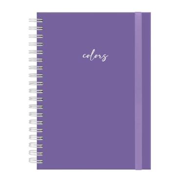 Imagem de Caderno Colegial Plus Solid Colors Lilás 12 Matérias