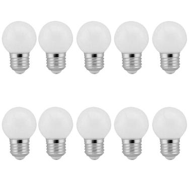 Imagem de 10 Lâmpada Led Bolinha Decorativa Orby 2,5W 220V Branco Frio