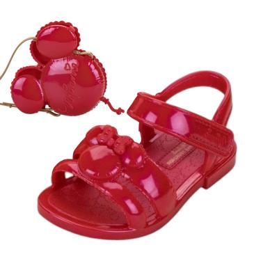 Imagem de Sandália Infantil Menina Conforto Bag Dia a Dia Minnie Pop