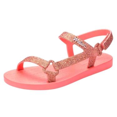 Imagem de Sandalia Infantil Menina Brilho Sun Downtown Ii Mini Melissa