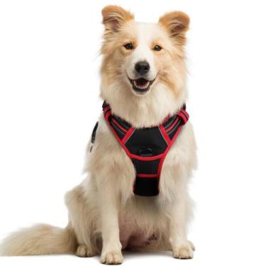 Imagem de Arnês para cães rabbitgoo sem tração ajustável para cães médios