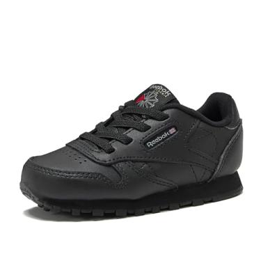 Imagem de Reebok unisex baby Classic Leather Sneaker, Tênis Infantil, Core Black, 8.5 Infant US