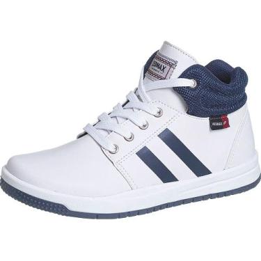 Imagem de Bota Infantil Coturno Antiderrapante Unissex Inverno - Redmax, Branco,