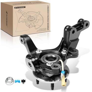 Imagem de A-Premium Junta de direção dianteira esquerda e conjunto de cubo de rolamento de roda compatível com Chevrolet Impala, Monte Carlo, Venture & Buick LaCrosse, Regal, Allure, Century & Pontiac Grand