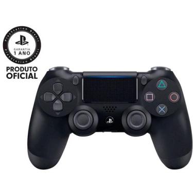 Imagem de Controle Sony Dualshock 4 PS 4 Sem Fio Preto CUH-ZCT2U Original Lacrad