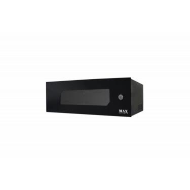 Imagem de Mini Rack 03u X 19p 350mm Visor Acrilico C 2 Chaves Preto Ma