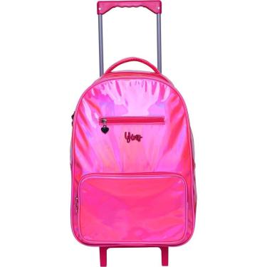 Imagem de Mochilete Escolar Holográfica - Yins - Rosa