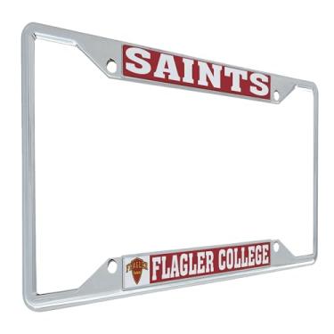 Imagem de Desert Cactus Flagler College Saints Moldura de placa de carro de metal para frente ou traseira do carro oficialmente licenciada (mascote)
