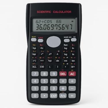 Imagem de Calculadora Científica Premium 240 Funções – Display Duplo 10+2 Dígitos, Desligamento Automático, Cor Preta – Ideal para Engenharia, Física, Química e Faculdade - Premium