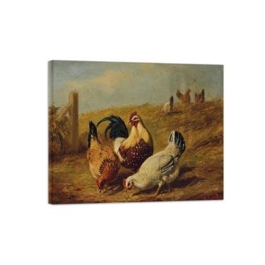 Imagem de Animais Pinturas Famosas Arte Parede-Fotos Lona para Sala de Estar-Aves-Pôster e Imprimir Decoração 20x25cm8x10in Tela Embrulhada
