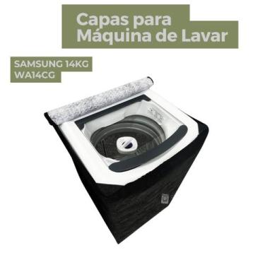 Imagem de Capa para lavadora samsung 14kg wa14cg impermeável flex - Clean Capas,