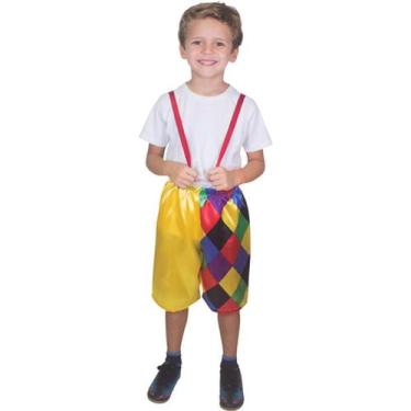 Imagem de Fantasia Infantil Palhaço Para Festas Tematicas Carnaval - festa luxo,