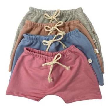 Imagem de Kit short saruel moletinho bebês e crianças verão 2023 - Vendinha do H
