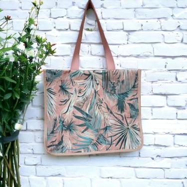 Imagem de Bolsa de praia tote sacola grande universitária com alças impermeável 