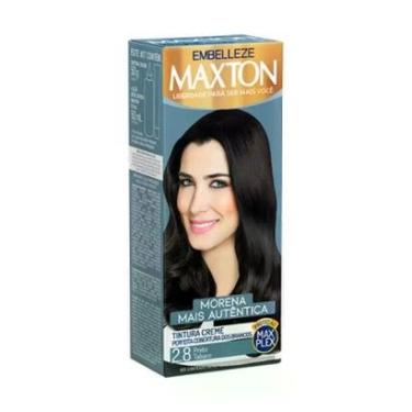 Imagem de Tintura Maxton Morena + Autêntica 2.8 Preto Tabaco Embelleze-Unissex
