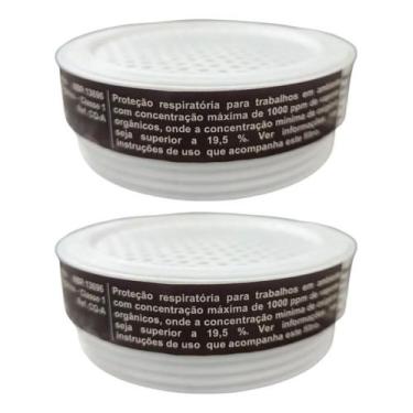 Imagem de 2 Filtros Mecânicos Master Para Máscara Semi Facial Top Air Iv - EPI M