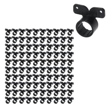 Imagem de Pastlla 100 braçadeiras de tubo de suspensão PPR/PVC/PEX de 1/5.1 cm, clipes de fixação de tubos de gás, fixador de braçadeira de fio de mangueira, suportes de tubulação para Pex, cobre, tubos CPVC