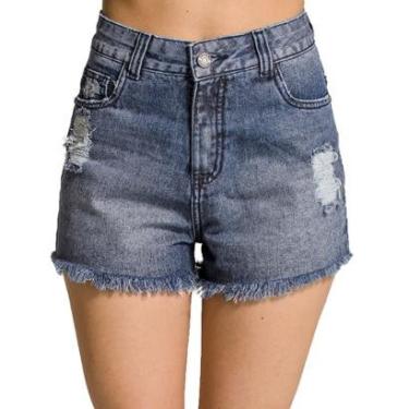 Imagem de Shorts Jeans Desfiado Handbook-Feminino
